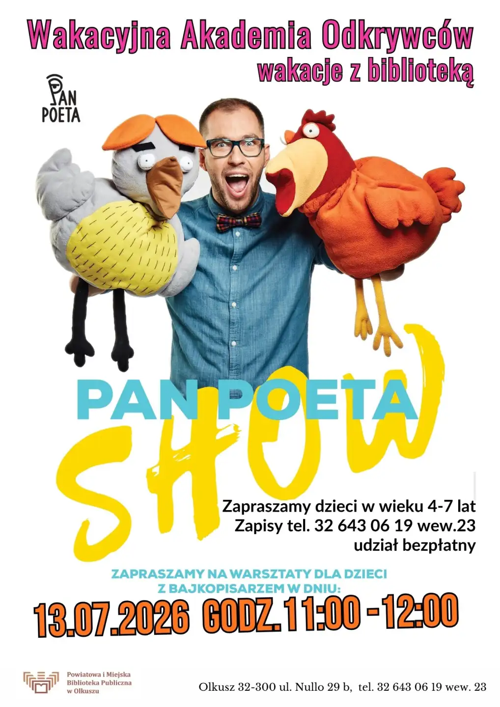 PAN POETA SHOW DLA DZIECI!
