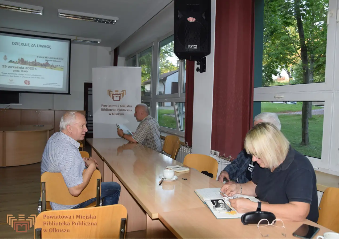 SPOTKANIE KLUBU MIŁOŚNIKÓW HISTORII OLKUSZA Z PANEM JACKIEM SYPIENIEM